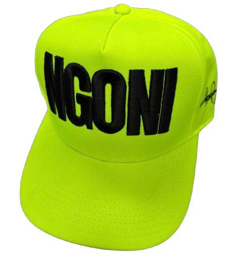 Neon Yellow Snap Back Hat (Black/Ngoni)