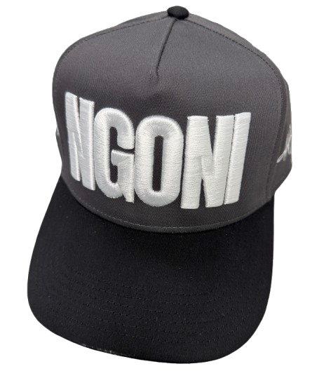 Grey "USC Inspired" Snap Back Hat (White/Ngoni)