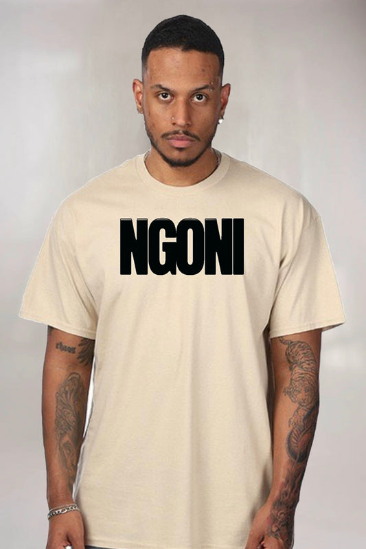 Ngoni Unisex Sand Miami Bloodline TShirt Package