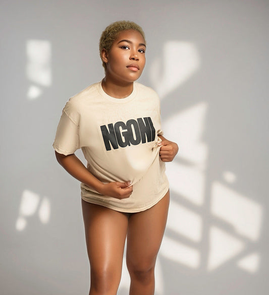 Ngoni Unisex Sand Miami Bloodline TShirt Package